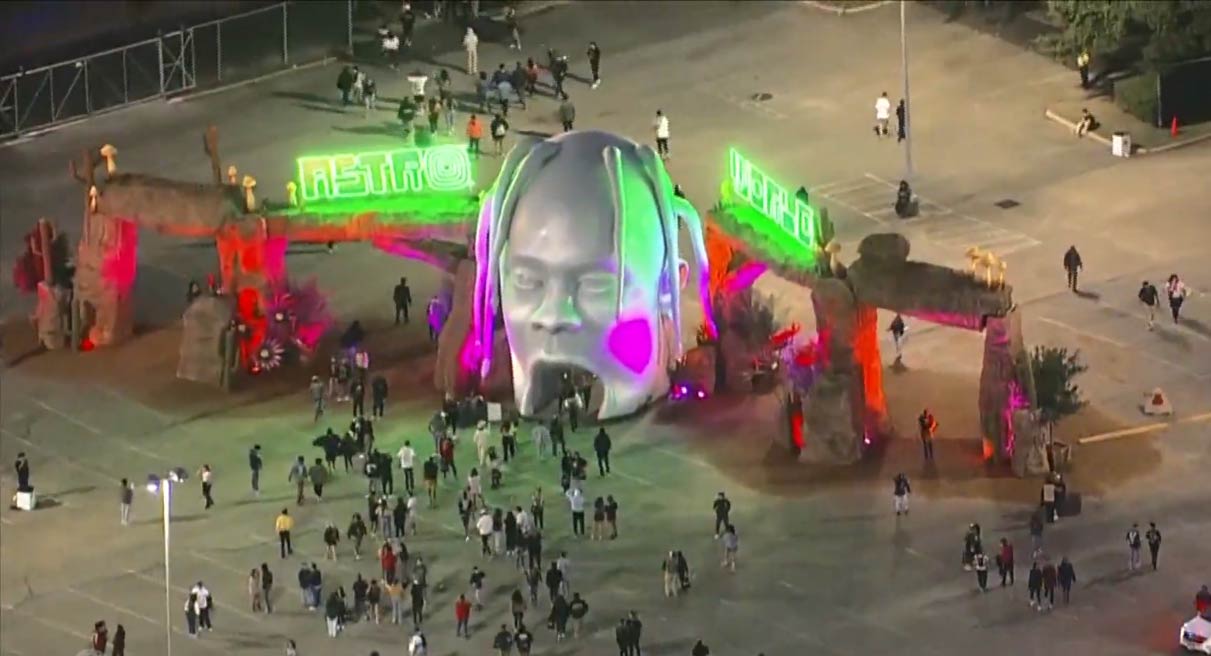 A Look At Travis Scott's Second-Annual Astroworld Festival By The