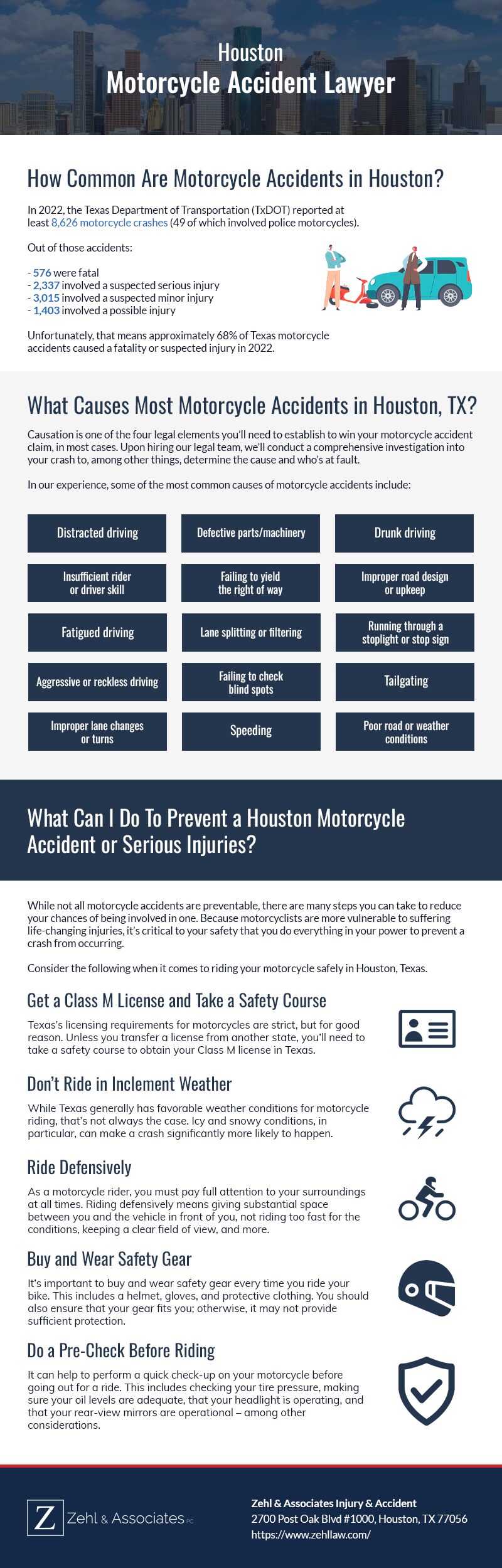Motorcycle Accident Infographic
