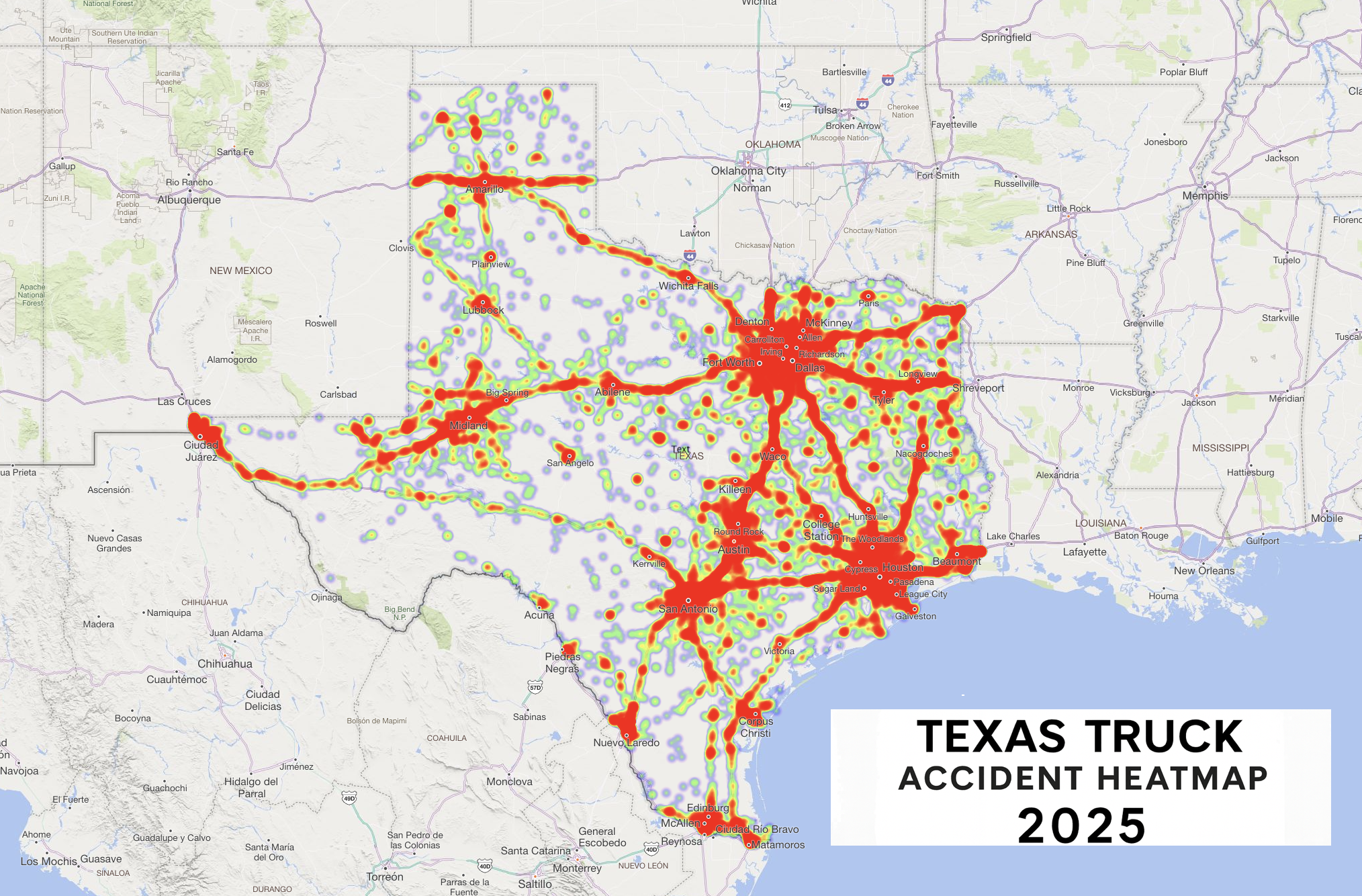 2025 Texas Truck Accident Data | Undefeated Texas Truck Accident Lawyers